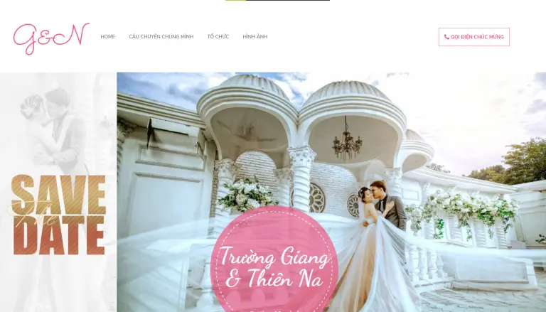 Wedding website Giang vs Na